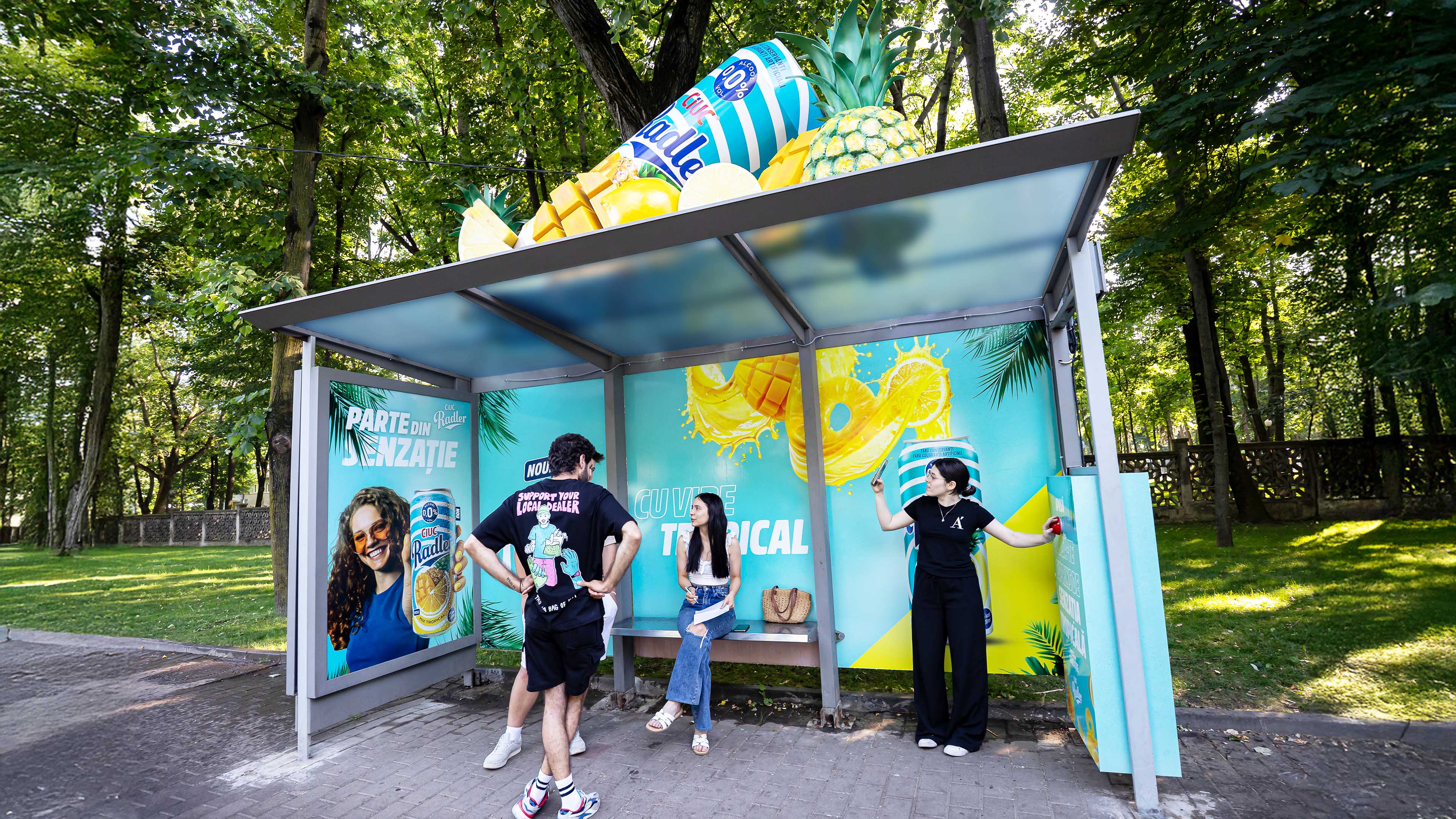 Ciuc Radler x WINK Transit Shelter
