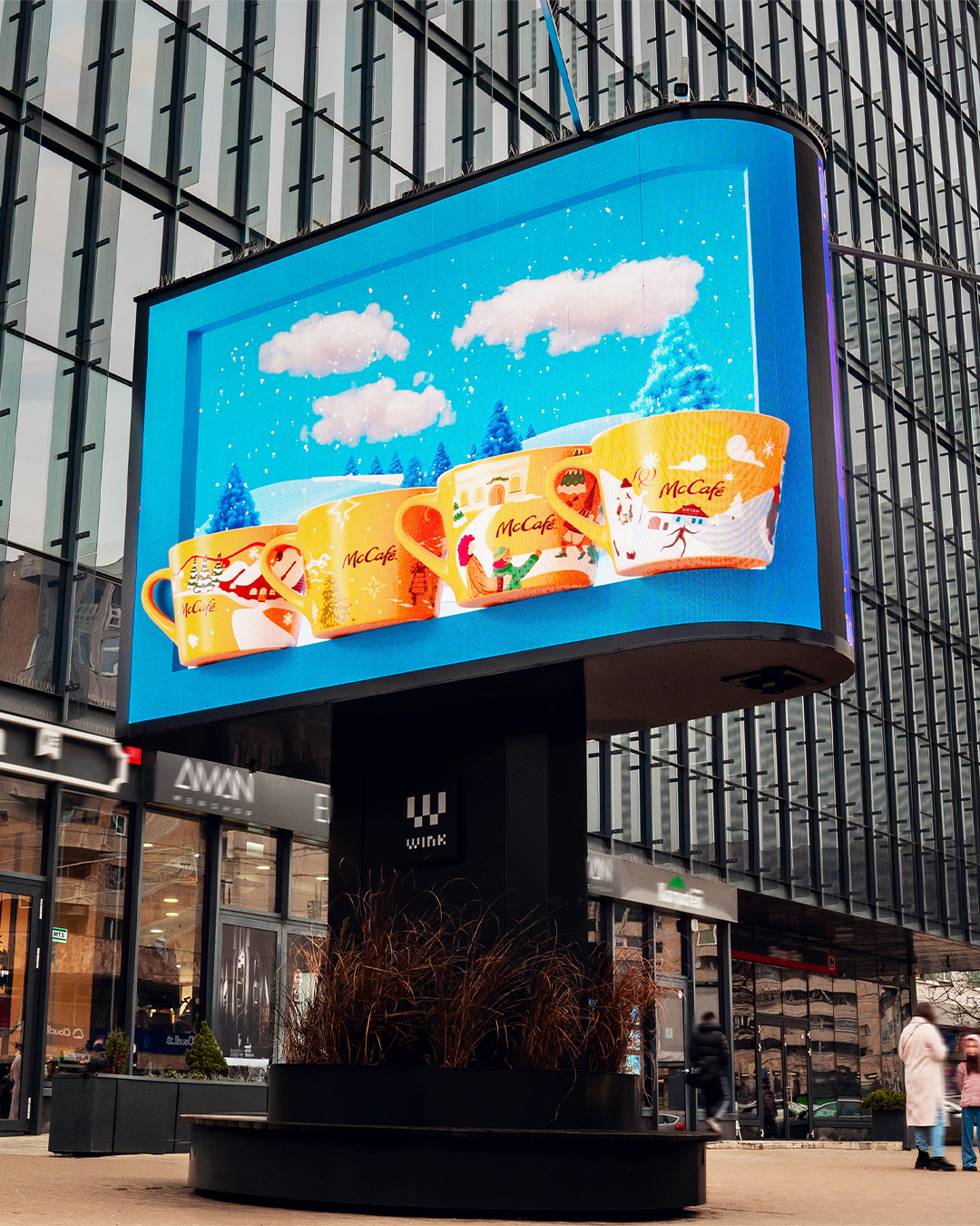 WINK x McDonalds 3D OOH- The Magnet Sud